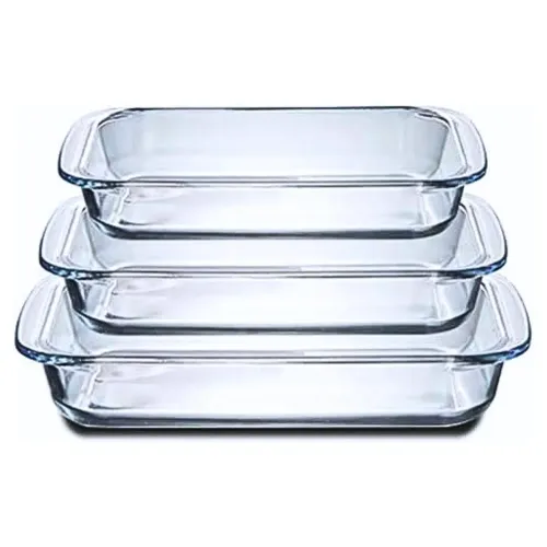 PENTHA Fuente Horno Vidrio Templado Pack 3 (1, 2.2 Y 3l)