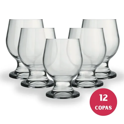 PENTHA Copa Paulista Agua 250ml Set 12 Nadir 7002