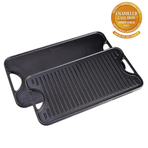 PENTHA Plancha Asadora Esmaltada Reversible 47x25cm Victoria
