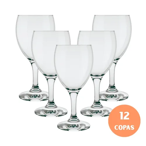 PENTHA Copa Windsor Vino Tinto 250ml #7128 Set 12