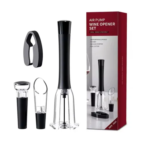 PENTHA Set Saca Corcho De Vino Manual, Aireador Y Tapón De Vacio
