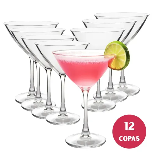PENTHA Copa Martini Coctelería 100ml Nadir Set De 12 Copas