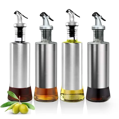 PENTHA Aceitero Especiero Vidrio 300ml Pack X4