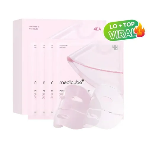 MEDICUBE Pack 4 Unds Mascarilla Facial Medicube Pdrn Pink Collagen Gel Mask 4ea