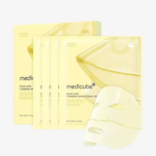 MEDICUBE Pack 4 Unds Mascarilla Facial Medicube Kojic Acid Turmeric Brightening 4ea