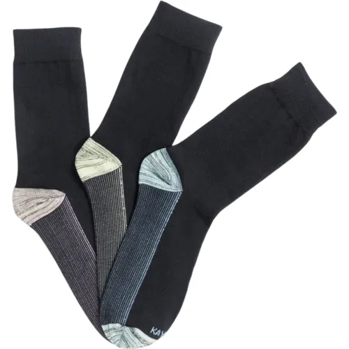 Kayser Tripack Medias Hombre Algodon Cobre
