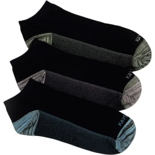 Kayser Tripack Medias Tobilleras Hombre Algodon Cobre