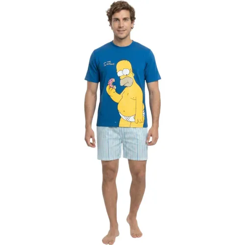 LOS SIMPSONS BY KAYSER Pijama Hombre Short Algodon