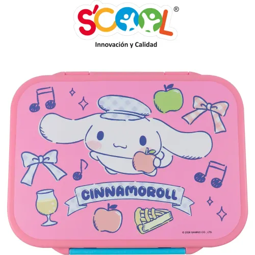 CINNAMOROLL Taper Bento 1 Broche Y Divisiones Scool