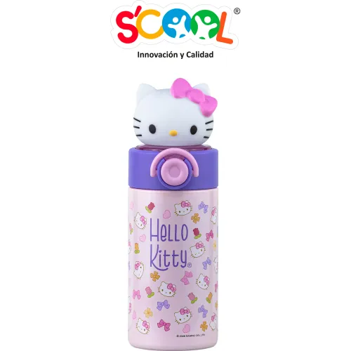 Hello Kitty Tomatodo De Acero 3d De 350 Ml Scool