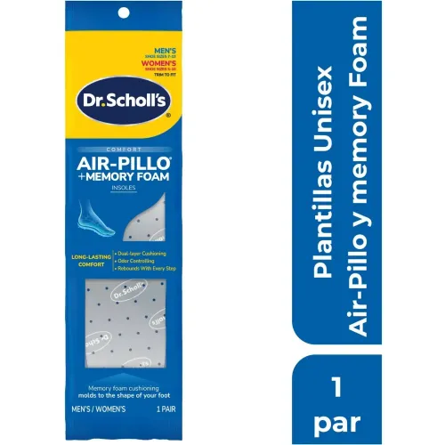 DR. SCHOLLS Plantillas Air Pillow Con Memory Foam