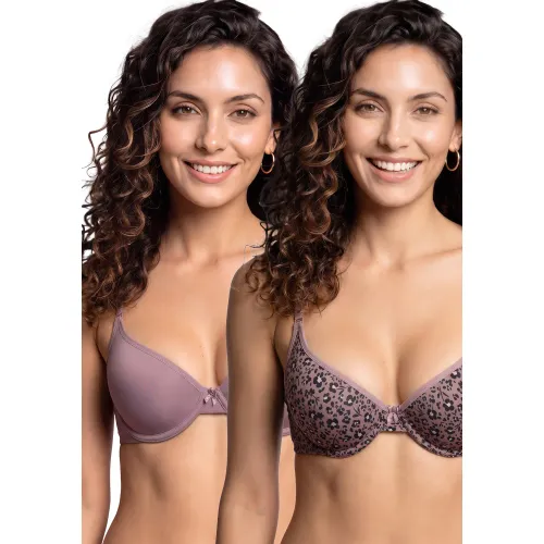 Kayser Pack De 2 Sosten Mujer Push Up Microfibra