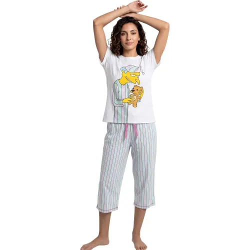 LOS SIMPSONS BY KAYSER Pijama Mujer Short Algodon