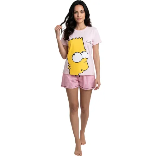 LOS SIMPSONS BY KAYSER Pijama Mujer Short Algodon