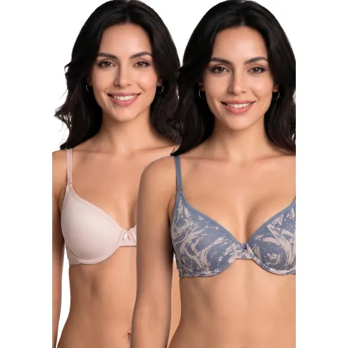 Kayser Pack De 2 Sosten Mujer Push Up Microfibra