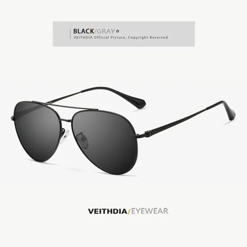 VEITHDIA Lentes De Sol  Pilot - Polarizados - Uv400