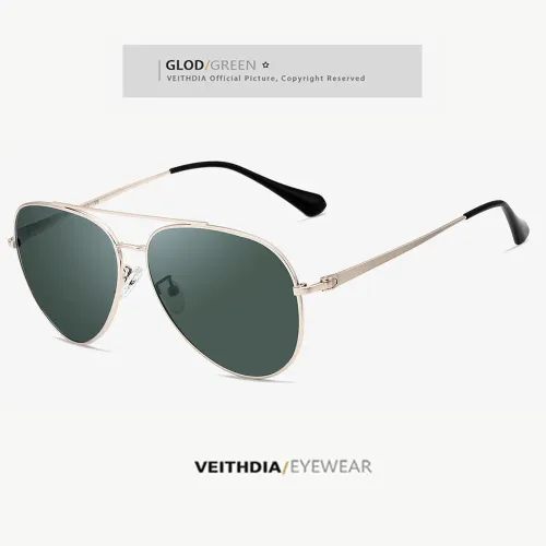 VEITHDIA Lentes De Sol  Pilot - Polarizados - Uv400