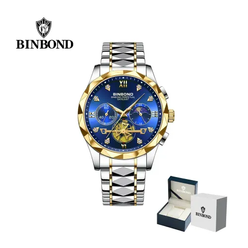 BINBOND Reloj Para Hombre - Elegante - Acero - M1