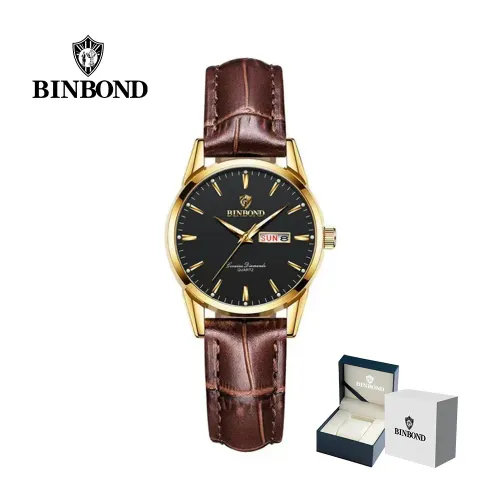 BINBOND Reloj  Para Mujer - Elegante - Cuero - M33