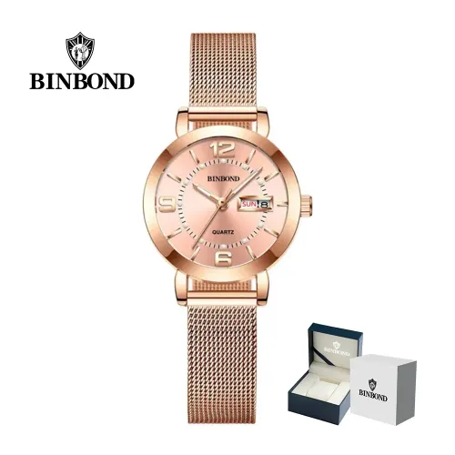 BINBOND Reloj  Para Mujer - Elegante - Acero - M34