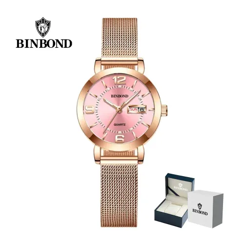 BINBOND Reloj  Para Mujer - Elegante - Acero - M34
