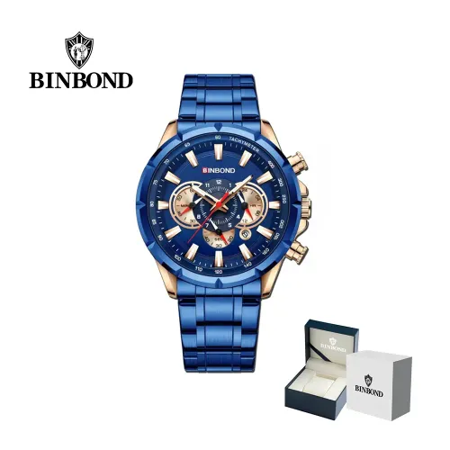 BINBOND Reloj Para Hombre - Elegante - Acero - M20
