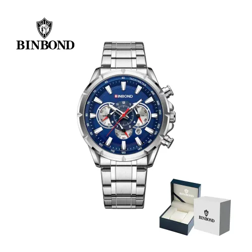 BINBOND Reloj  Para Hombre - Elegante - Acero - M20