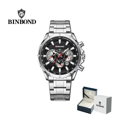 BINBOND Reloj Para Hombre - Elegante - Acero . M20