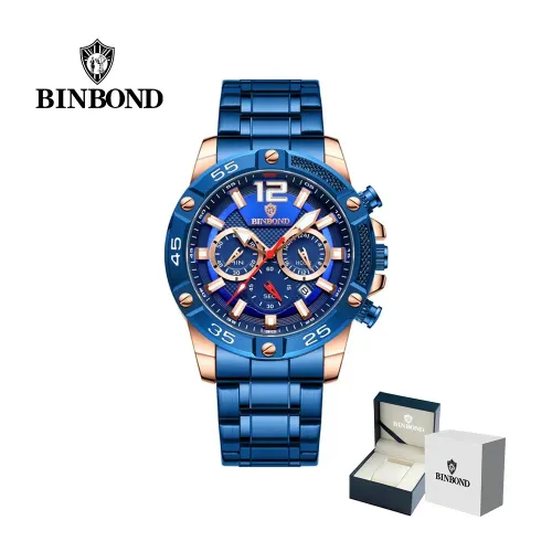 BINBOND Reloj Para Hombre - Elegante - Acero - M21