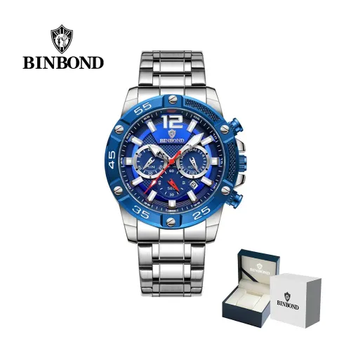 BINBOND Reloj Para Hombre - Elegante - Acero - M21