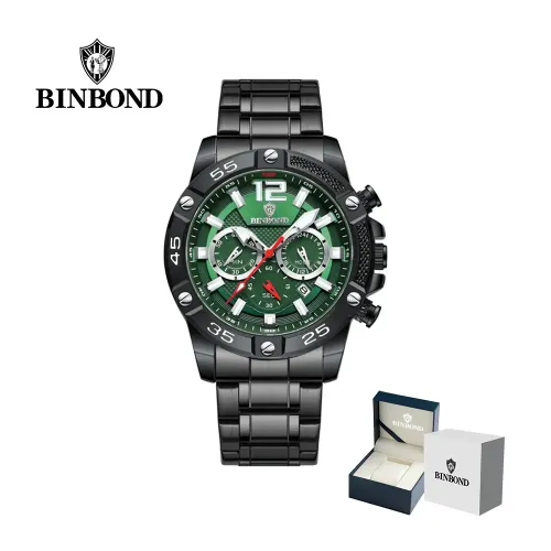 BINBOND Reloj Para Hombre - Elegante - Acero - M21