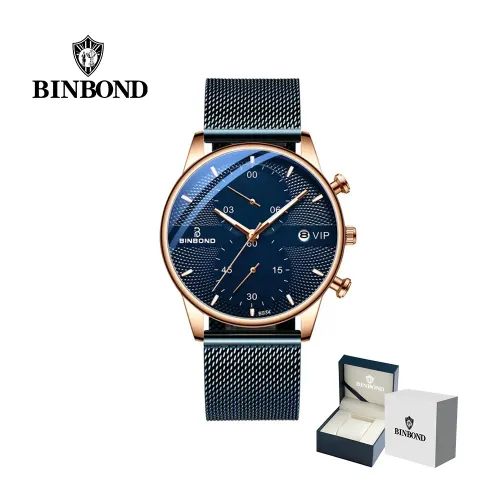 BINBOND Reloj Para Hombre - Elegante - Acero - M24