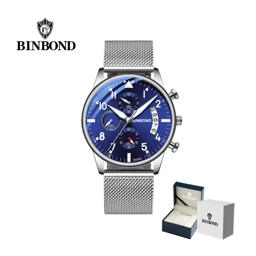 BINBOND Reloj Para Hombre - Elegante - Acero - M25