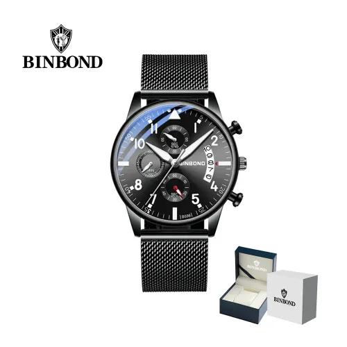 BINBOND Reloj Para Hombre - Elegante - Acero - M25
