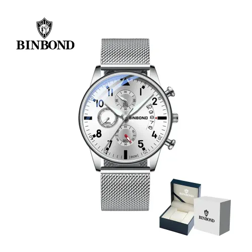 BINBOND Reloj Para Hombre - Elegante - Acero - M25