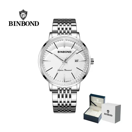 BINBOND Reloj  Para Hombre - Elegante - Acero - M27