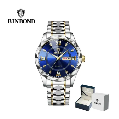 BINBOND Reloj Para Hombre - Elegante - Acero - M32