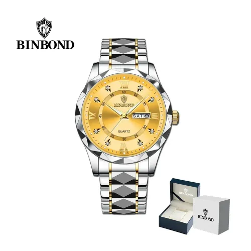 BINBOND Reloj Para Hombre - Elegante - Acero - M32