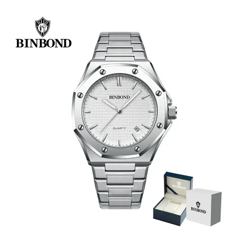 BINBOND Reloj  Para Hombre - Elegante - Acero - M11