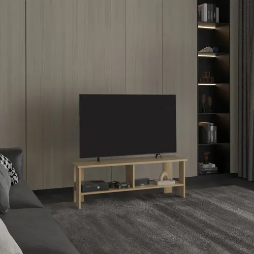 TUHOME Rack Tv 65 Navia Fresno 42,1x120,2x31,0 Cm