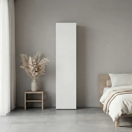 TUHOME Ropero 1 Puerta Tuhome Dreams Blanco 170,0x40,0x40,2 Cm