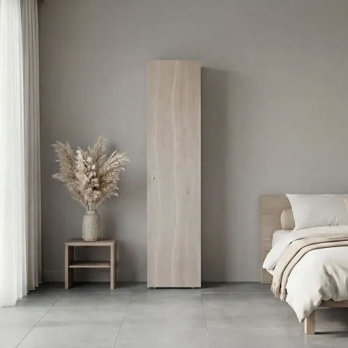 TUHOME Ropero 1 Puerta Tuhome Dreams Bardolino Y Blanco 170,0x40,0x40,2 Cm