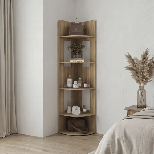 TUHOME Biblioteca Esquinera Tuhome Dreams Fresno 170,0x40,0x40,0 Cm