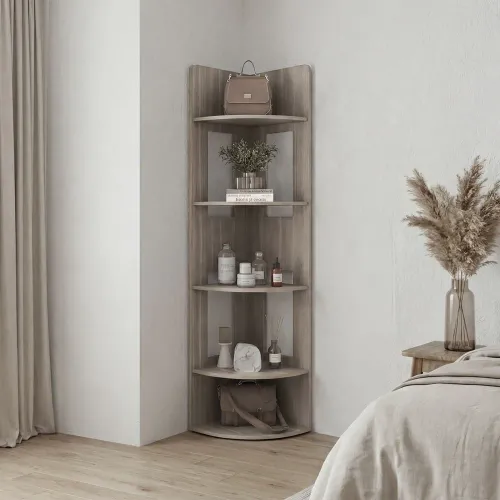 TUHOME Biblioteca Esquinera Tuhome Dreams Bardolino 170,0x40,0x40,0 Cm