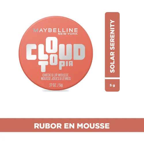 MAYBELLINE Rubor En Mousse Para Mejillas Y Labios Cloudtopia-Solar Serenity 5gr