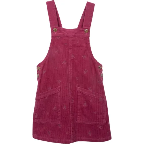 PILLIN Vestido Niña Color Burdeo