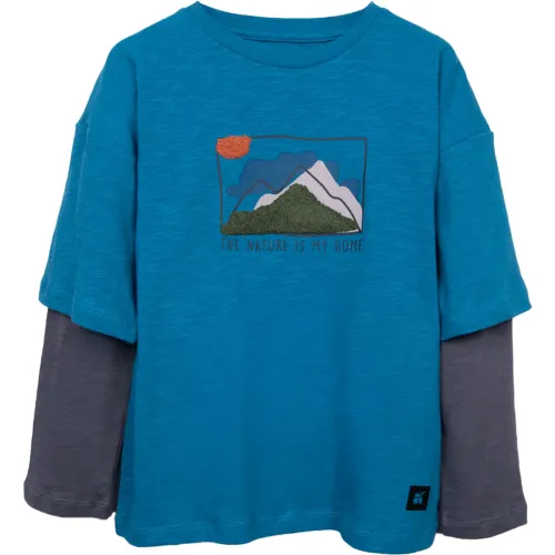 PILLIN Polo Niño Color Azul