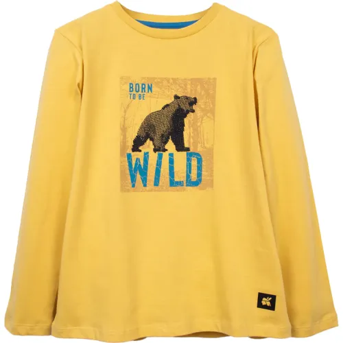 PILLIN Polo Niño Color Mostaza