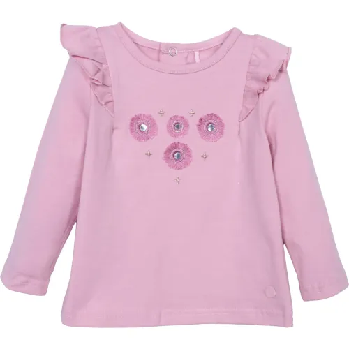 PILLIN Polo Bebé Niña Color Rosado