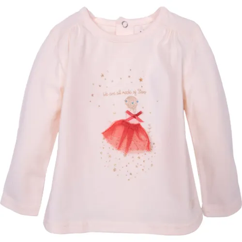 PILLIN Polo Bebé Niña Color Crema